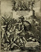 Picture 1 of 29 from Het ontroerde Nederlandt, door de wapenen des konings van Vrankryk : dat is een waarchtigh verhaal van den Fransen, Engelsen, Keulsen, en Munstersen oorlogh, tegen de Vereenigde Nederlanden, met desselfs binnelandtse beroerten ... (1674), leaf 4