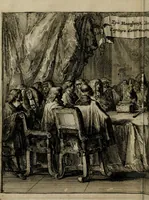 An illustration from Het ontroerde Nederlandt, door de wapenen des konings van Vrankryk : dat is een waarchtigh verhaal van den Fransen, Engelsen, Keulsen, en Munstersen oorlogh, tegen de Vereenigde Nederlanden, met desselfs binnelandtse beroerten ... (1674)