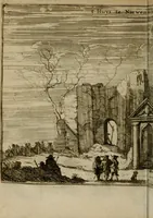 An illustration from Het ontroerde Nederlandt, door de wapenen des konings van Vrankryk : dat is een waarchtigh verhaal van den Fransen, Engelsen, Keulsen, en Munstersen oorlogh, tegen de Vereenigde Nederlanden, met desselfs binnelandtse beroerten ... (1674)