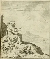 An illustration from Het overvloeijend herte, of nagelatene verzen (1767)