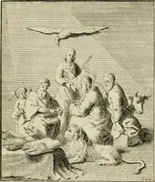 Picture 40 of 84 from Het overvloeijend herte, of nagelatene verzen (1767), leaf 141