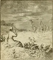 An illustration from Het overvloeijend herte, of nagelatene verzen (1767)
