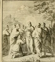 An illustration from Het overvloeijend herte, of nagelatene verzen (1767)
