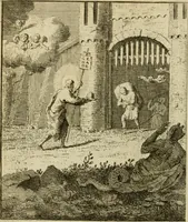 An illustration from Het overvloeijend herte, of nagelatene verzen (1767)