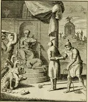 An illustration from Het overvloeijend herte, of nagelatene verzen (1767)