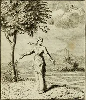An illustration from Het overvloeijend herte, of nagelatene verzen (1767)