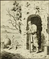 An illustration from Het overvloeijend herte, of nagelatene verzen (1767)