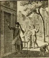 An illustration from Het overvloeijend herte, of nagelatene verzen (1767)