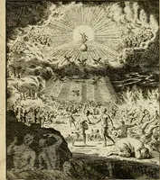 An illustration from Het overvloeijend herte, of nagelatene verzen (1767)