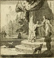 An illustration from Het overvloeijend herte, of nagelatene verzen (1767)