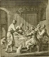 An illustration from Het overvloeijend herte, of nagelatene verzen (1767)