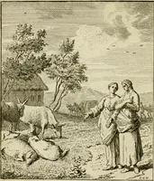 Picture 17 of 84 from Het overvloeijend herte, of nagelatene verzen (1767), leaf 81