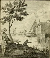 An illustration from Het overvloeijend herte, of nagelatene verzen (1767)