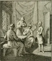 An illustration from Het Overvloeijend Herte : of Nagelatene Verzen (1767)