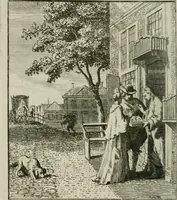 An illustration from Het Overvloeijend Herte : of Nagelatene Verzen (1767)
