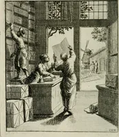 An illustration from Het Overvloeijend Herte : of Nagelatene Verzen (1767)