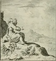 An illustration from Het Overvloeijend Herte : of Nagelatene Verzen (1767)