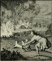 An illustration from Het Overvloeijend Herte : of Nagelatene Verzen (1767)