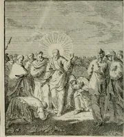 An illustration from Het Overvloeijend Herte : of Nagelatene Verzen (1767)