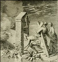 An illustration from Het Overvloeijend Herte : of Nagelatene Verzen (1767)