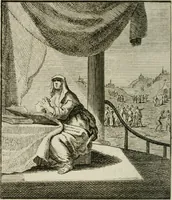 An illustration from Het Overvloeijend Herte : of Nagelatene Verzen (1767)
