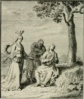 An illustration from Het Overvloeijend Herte : of Nagelatene Verzen (1767)
