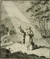 An illustration from Het Overvloeijend Herte : of Nagelatene Verzen (1767)