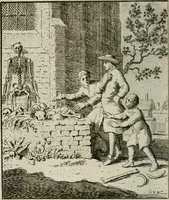 An illustration from Het Overvloeijend Herte : of Nagelatene Verzen (1767)