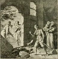 An illustration from Het Overvloeijend Herte : of Nagelatene Verzen (1767)