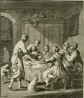 An illustration from Het Overvloeijend Herte : of Nagelatene Verzen (1767)