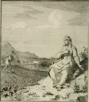 An illustration from Het Overvloeijend Herte : of Nagelatene Verzen (1767)