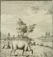 An illustration from Het Overvloeijend Herte : of Nagelatene Verzen (1767)
