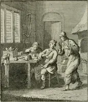 An illustration from Het Overvloeijend Herte : of Nagelatene Verzen (1767)