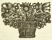 An illustration from Het verbeetert en vermeerdert natuurlyk toverboek, of, 't Nieuw speel-tooneel der konsten : verhandelende omtrent zestien hondert natuurlyke toverkonsten, zoo uit de goochel-tas, als kaart-speelen, mathematische konsten, ook de verligt-teikenkunde en 't afzetten van bloemen, en meer andere diergelyke aardigheden, die tot vermaak en tydkorting strekken (1739)