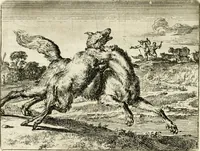 An illustration from Het voorhof der ziele : behangen met leerzaeme prenten en zinnebeelden (1668)