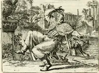 An illustration from Het voorhof der ziele : behangen met leerzaeme prenten en zinnebeelden (1668)