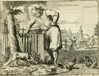 An illustration from Het voorhof der ziele : behangen met leerzaeme prenten en zinnebeelden (1668)