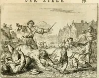 An illustration from Het voorhof der ziele : behangen met leerzaeme prenten en zinnebeelden (1668)