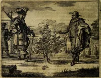 An illustration from Het voorhof der ziele, behangen met leerzaeme prenten en zinnebeelden (1668)