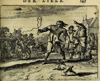 An illustration from Het voorhof der ziele, behangen met leerzaeme prenten en zinnebeelden (1668)