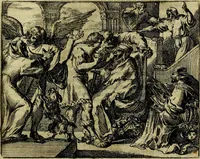 An illustration from Het voorhof der ziele, behangen met leerzaeme prenten en zinnebeelden (1668)