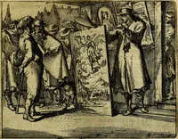 An illustration from Het voorhof der ziele, behangen met leerzaeme prenten en zinnebeelden (1668)