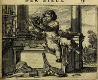 Picture 29 of 62 from Het voorhof der ziele, behangen met leerzaeme prenten en zinnebeelden (1668), leaf 98