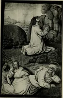 An illustration from Heures dites de Henri IV; reproduction réduite des 60 peintures du manuscrit latin 1171 de la Bibliothèque nationale (1908)