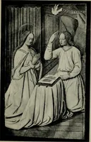 An illustration from Heures dites de Henri IV; reproduction réduite des 60 peintures du manuscrit latin 1171 de la Bibliothèque nationale (1908)