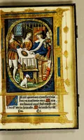 An illustration from Heures a lusaige de Paris : tout au long sans riens requerir auecques plusieurs sufrages et oraisons (1522)