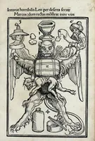 An illustration from Hexastichon Sebastiani Brant in memorabiles euangelistar[um] figuras ... (1502)