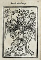 Picture 10 of 15 from Hexastichon Sebastiani Brant in memorabiles euangelistar[um] figuras ... (1502), leaf 35