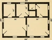 An illustration from Hicks' builders' guide : comprising an easy, practical system of estimating material and labor for carpenters, contractors and builders .. (1910)