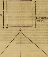 An illustration from Hierinn sind begriffen vier Bucher von menschlicher Proportion durch Albrechten Durer von Nurerberg [sic.] erfunden und beschuben zu nutz allen denen so zu diser kunst lieb tragen (1528)